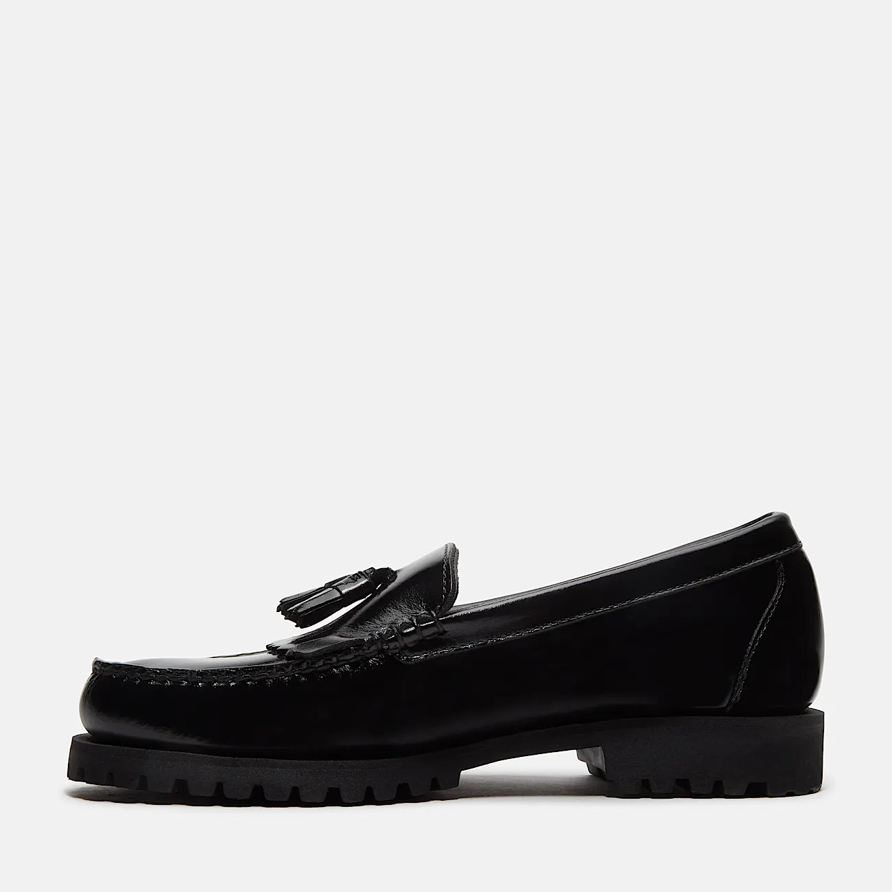 Mens Timberland Authentic Loafer TBL Black FullGrain ALT6