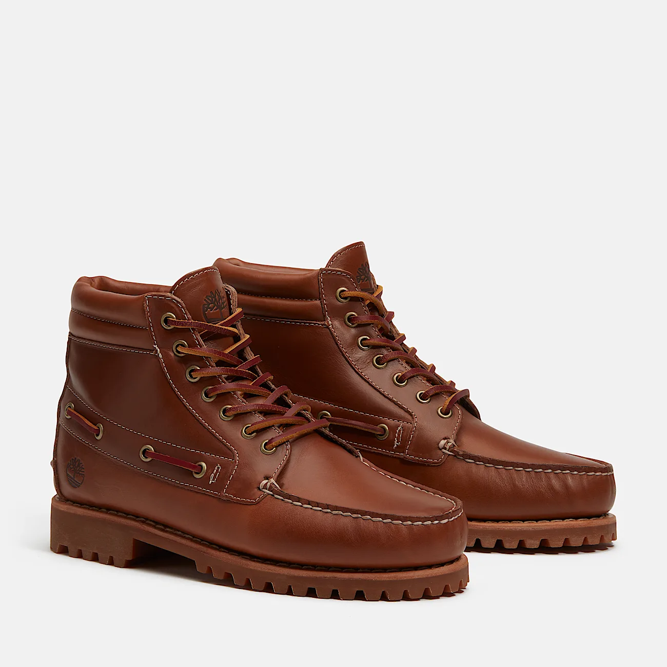 Mens Timberland Authentic Mid Boot TBL Medium Brown FullGrainMedium Brown ALT4