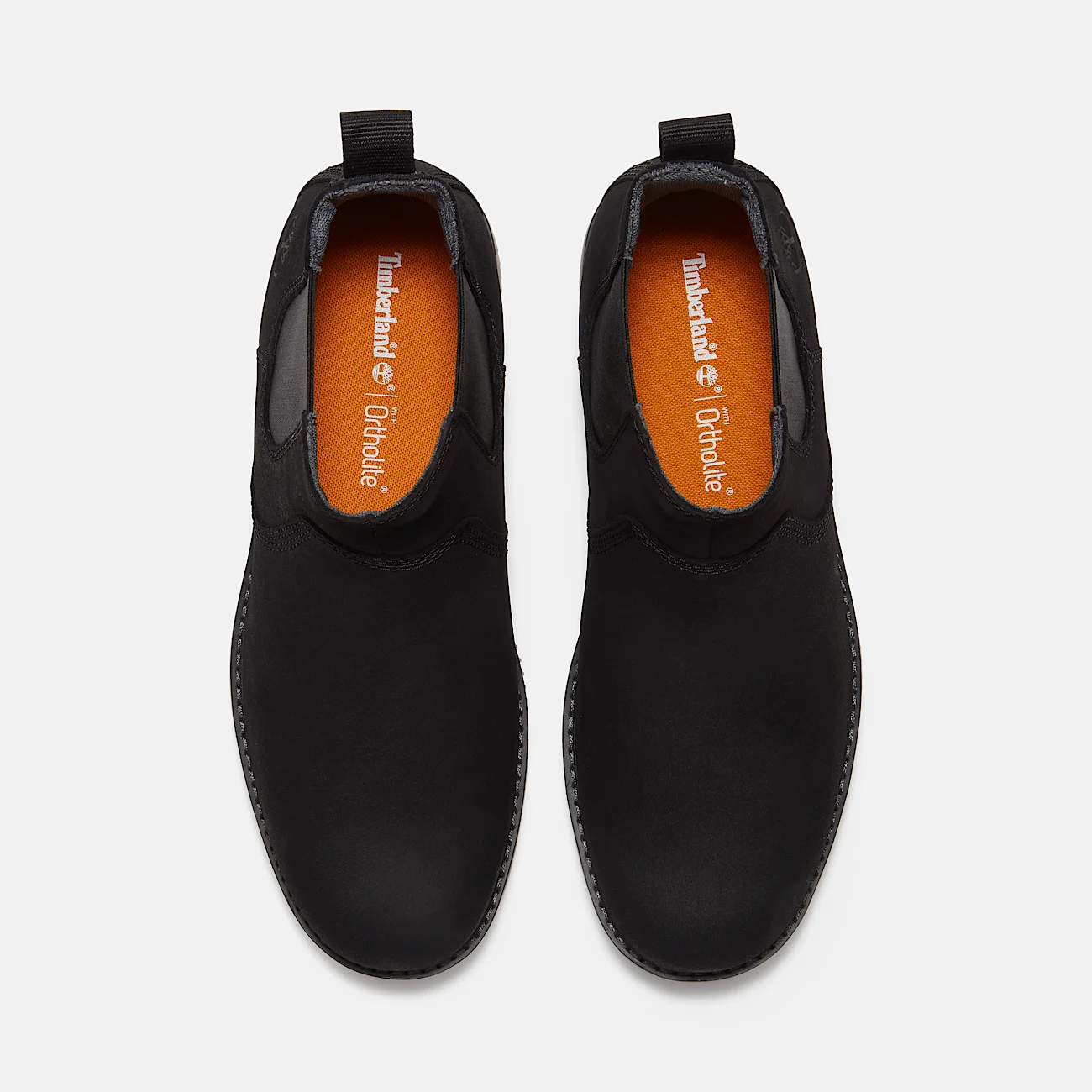 Mens Redwood Edge Chelsea Boot TBL Black Nubuck ALT2
