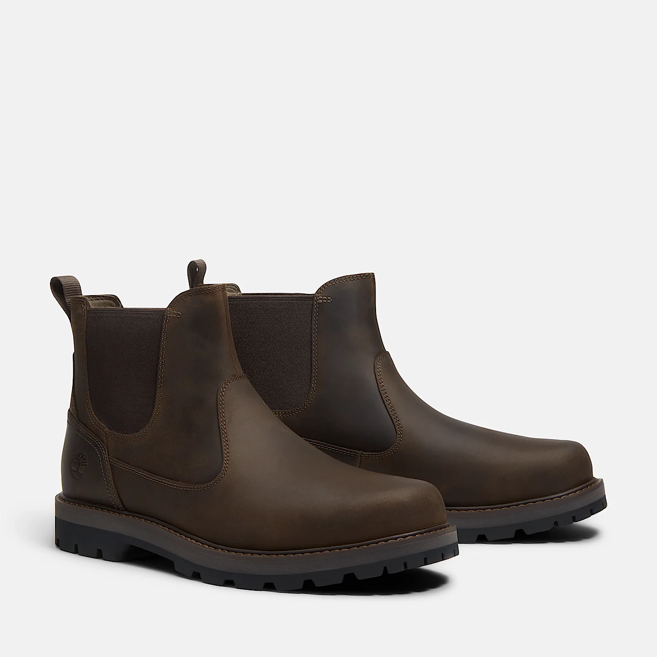 Mens Britton Road Chelsea Boot TBL Olive FullGrain ALT4