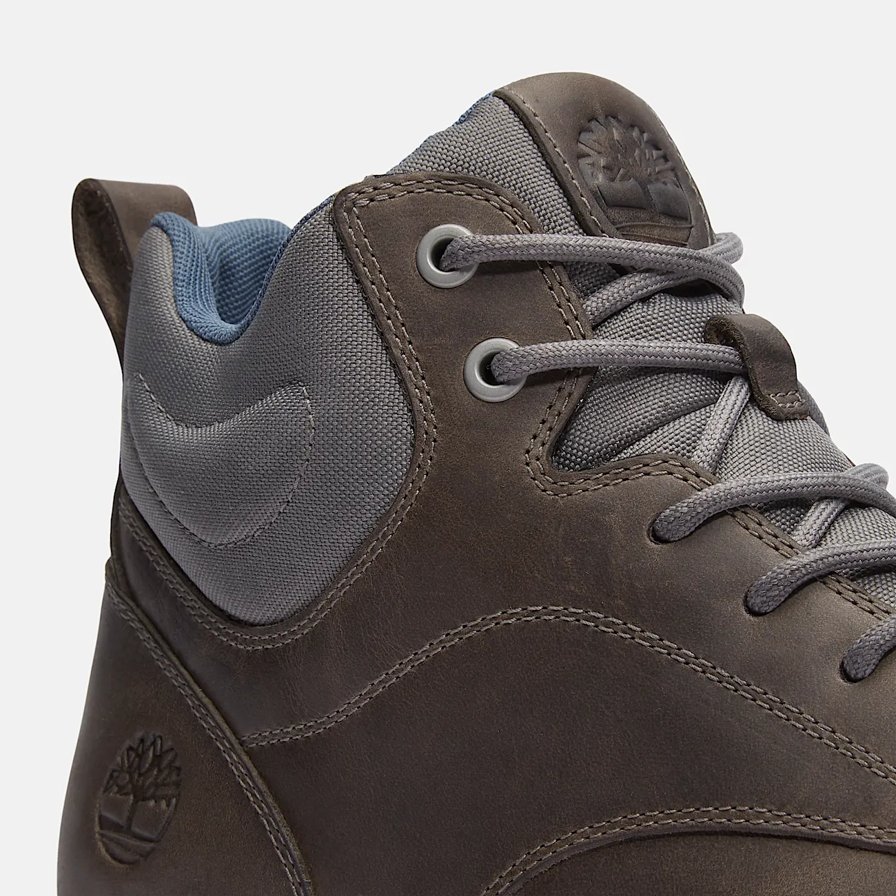 Mens Parker Street HighTop Sneaker TBL Dark Grey FullGrain ALT7