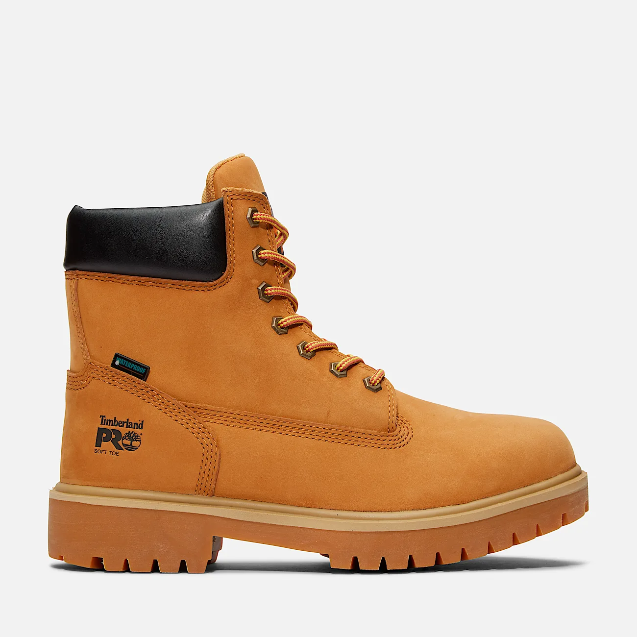 Mens Direct Attach 6 Soft Toe Waterproof Work Boot TBL Wheat HERO