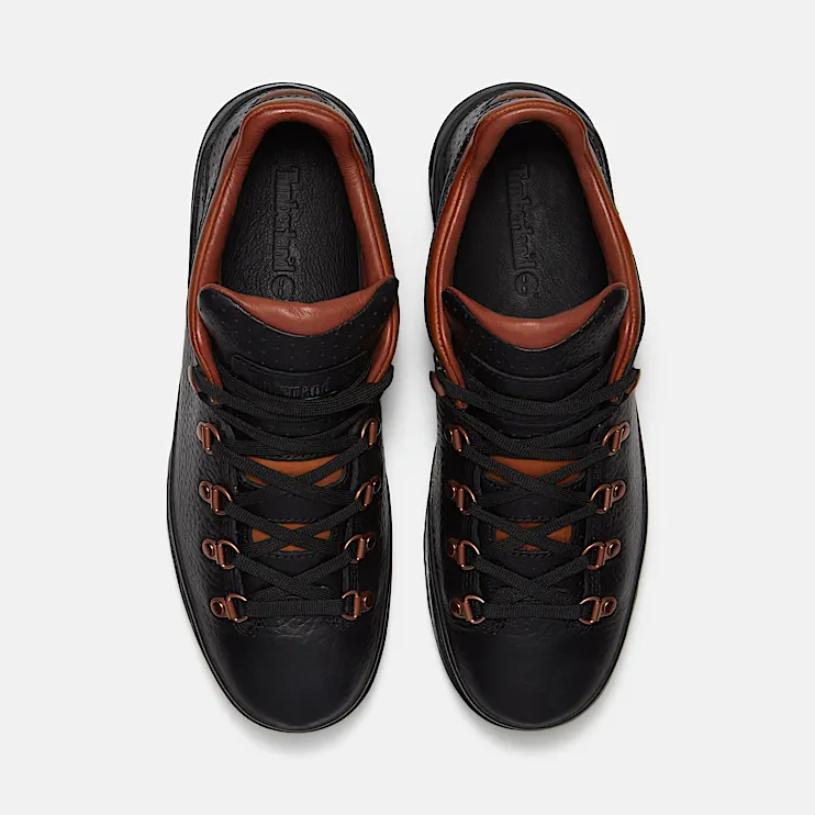 Mens World Hiker Low with GORETEX Membrane TBL Black FullGrainRust ALT2
