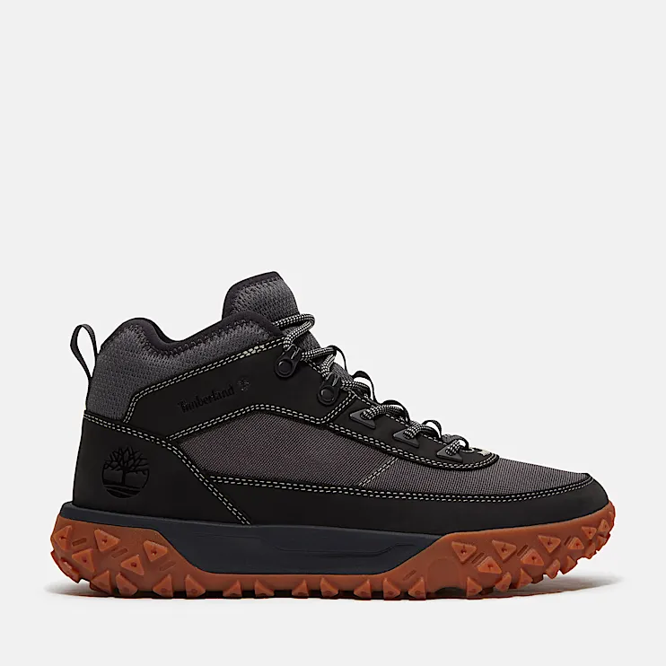 Mens GreenStride Motion 6 Mid Sneaker TBL Dark Grey Mesh HERO