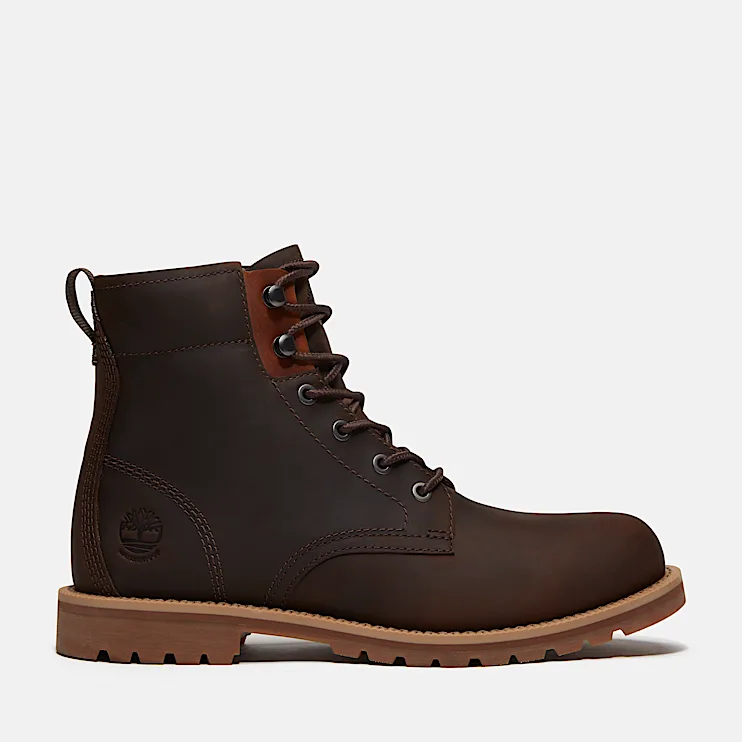 Mens Britton Mills Waterproof Boot TBL Dark Brown FullGrain HERO