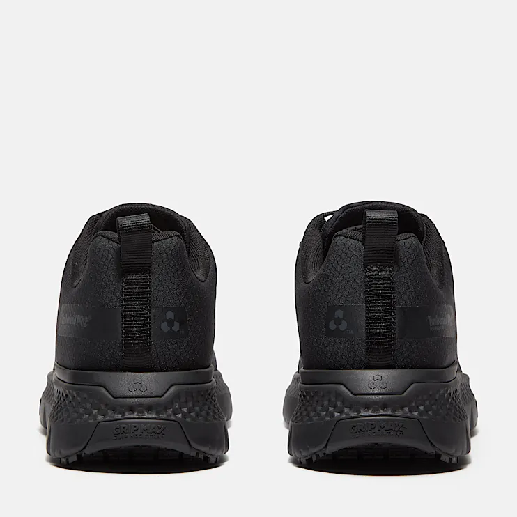 Mens Power Shift SlipResistant Hospitality Work Sneaker TBL Black Ripstop Nylon ALT5
