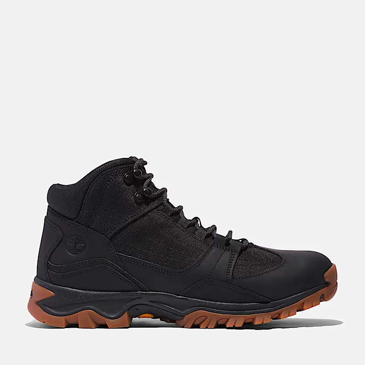 Mens Mt Maddsen Mid Hiking Boot TBL Black FullGrain HERO
