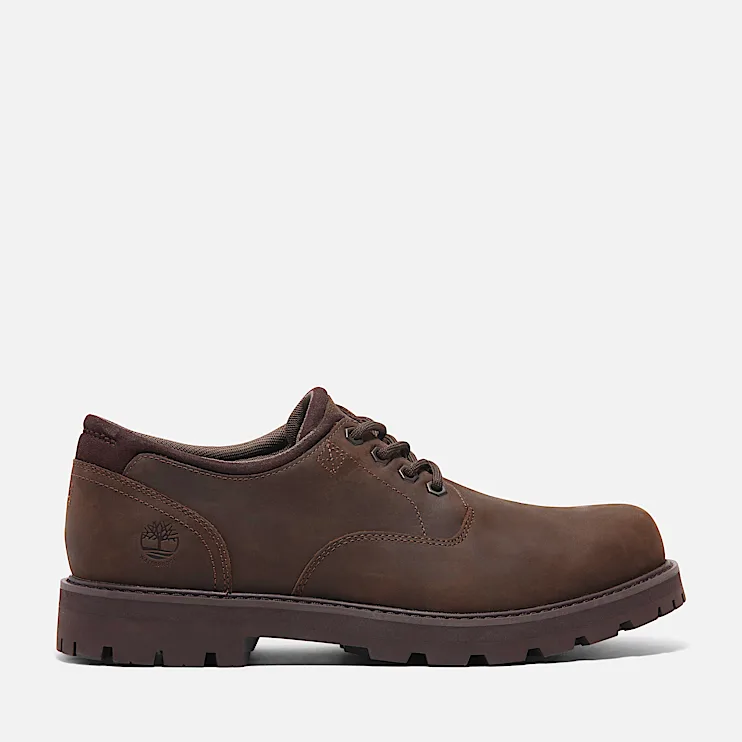 Mens Britton Road Waterproof Shoe TBL Dark Brown FullGrain HERO