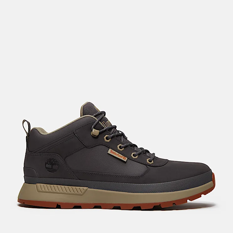 Mens Field Trekker Sneaker TBL Dark Grey NubuckMedium Brown HERO