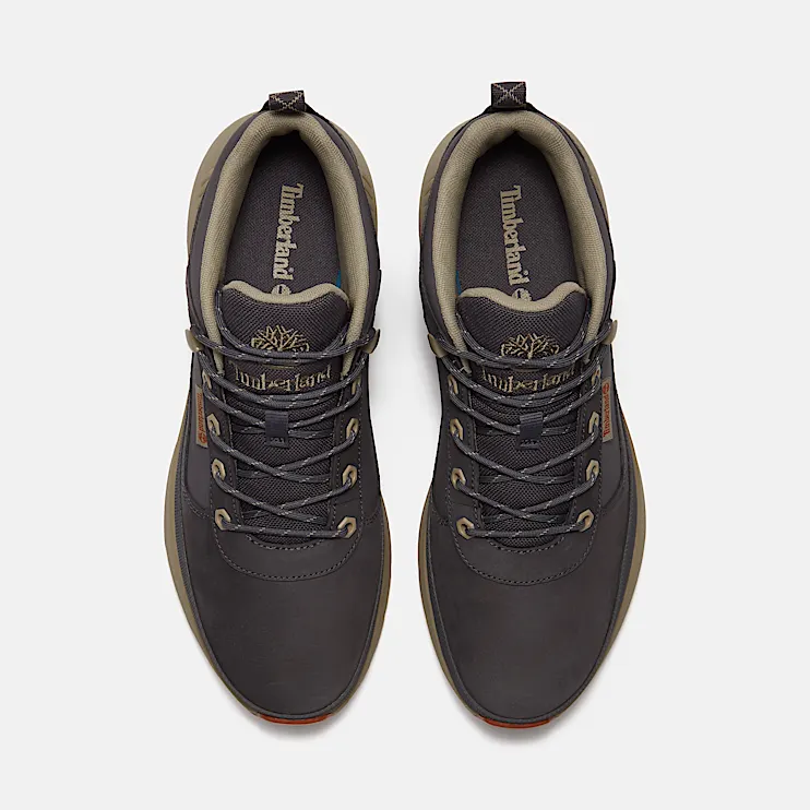 Mens Field Trekker Sneaker TBL Dark Grey NubuckMedium Brown ALT2