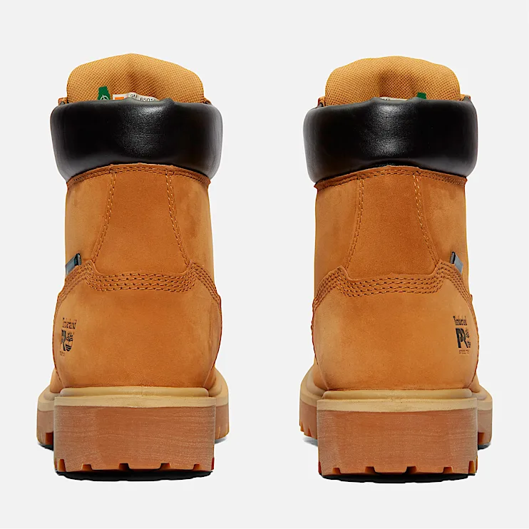 Mens Timberland PRO Direct Attach 6 Waterproof Insulated SteelToe Work Boot TBL Wheat ALT5